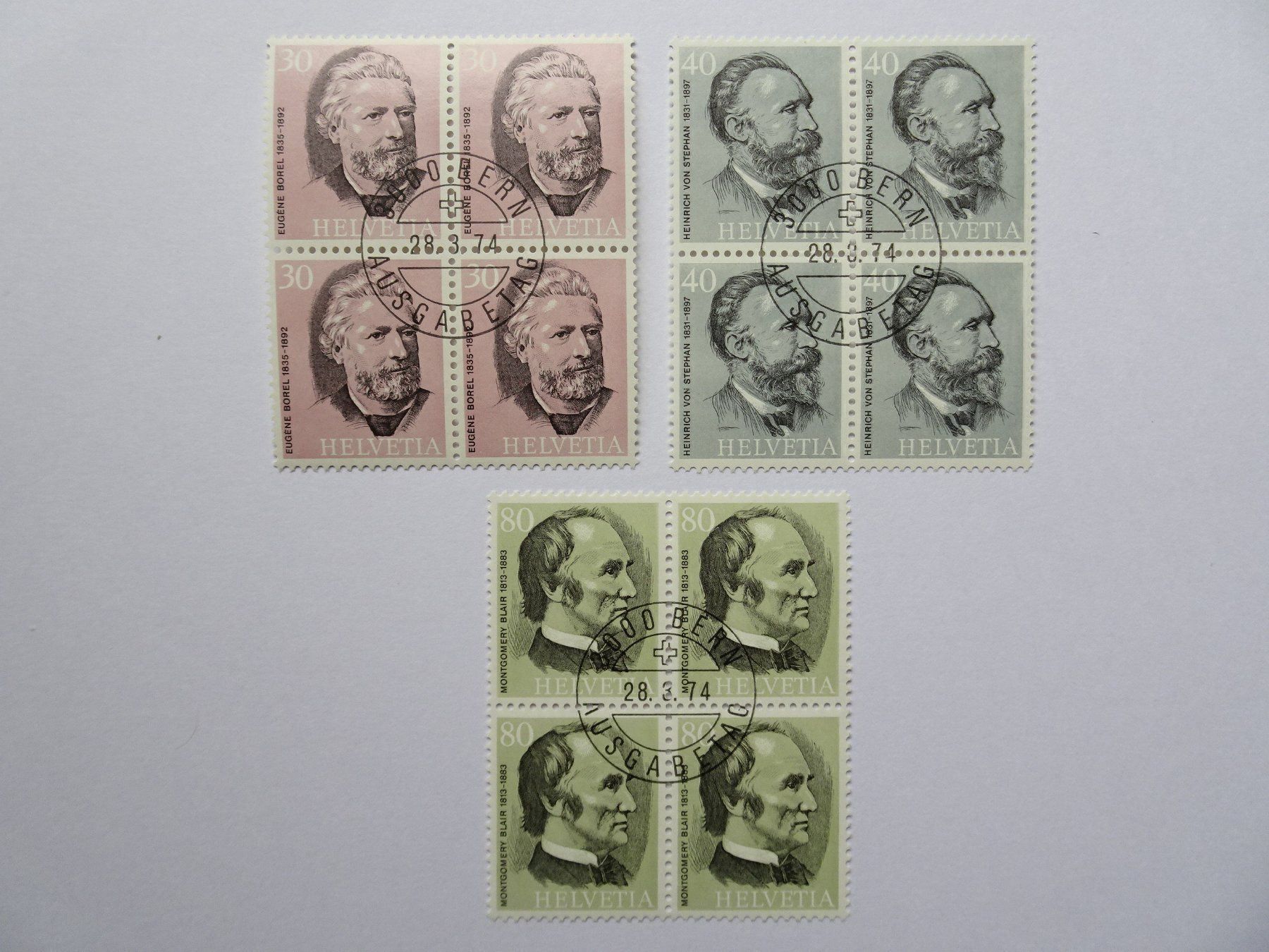Tous les timbres: 1974 – Neuf (Voir description) à Aadorf par Chnorli-Furz