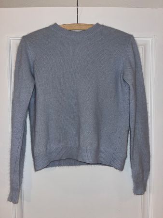 Maje Pullover, Eisblau, Rücken cut-out, 2