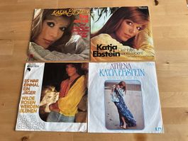 KATJA EBSTEIN tolle Single Sammlung 7" 70's Kult Top Hit