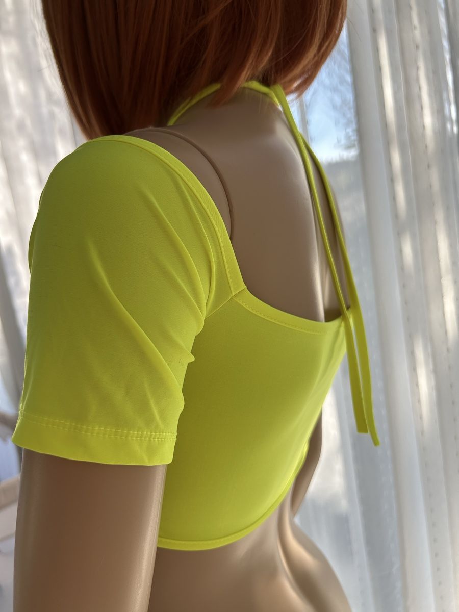 Asos Tops: Neon Yellow Crop Top - Summer Style - Size Small – Neu (gemäss Beschreibung) aus Saland von ele_vc96 2