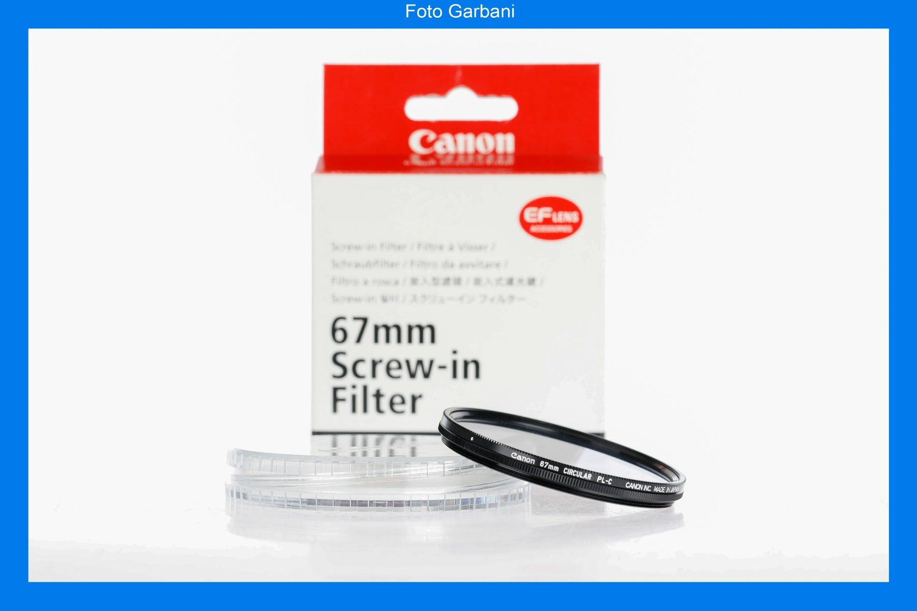 Filtri: Canon 67mm Screw-in Filter – Usato da Muralto venduto da FotoGarbani