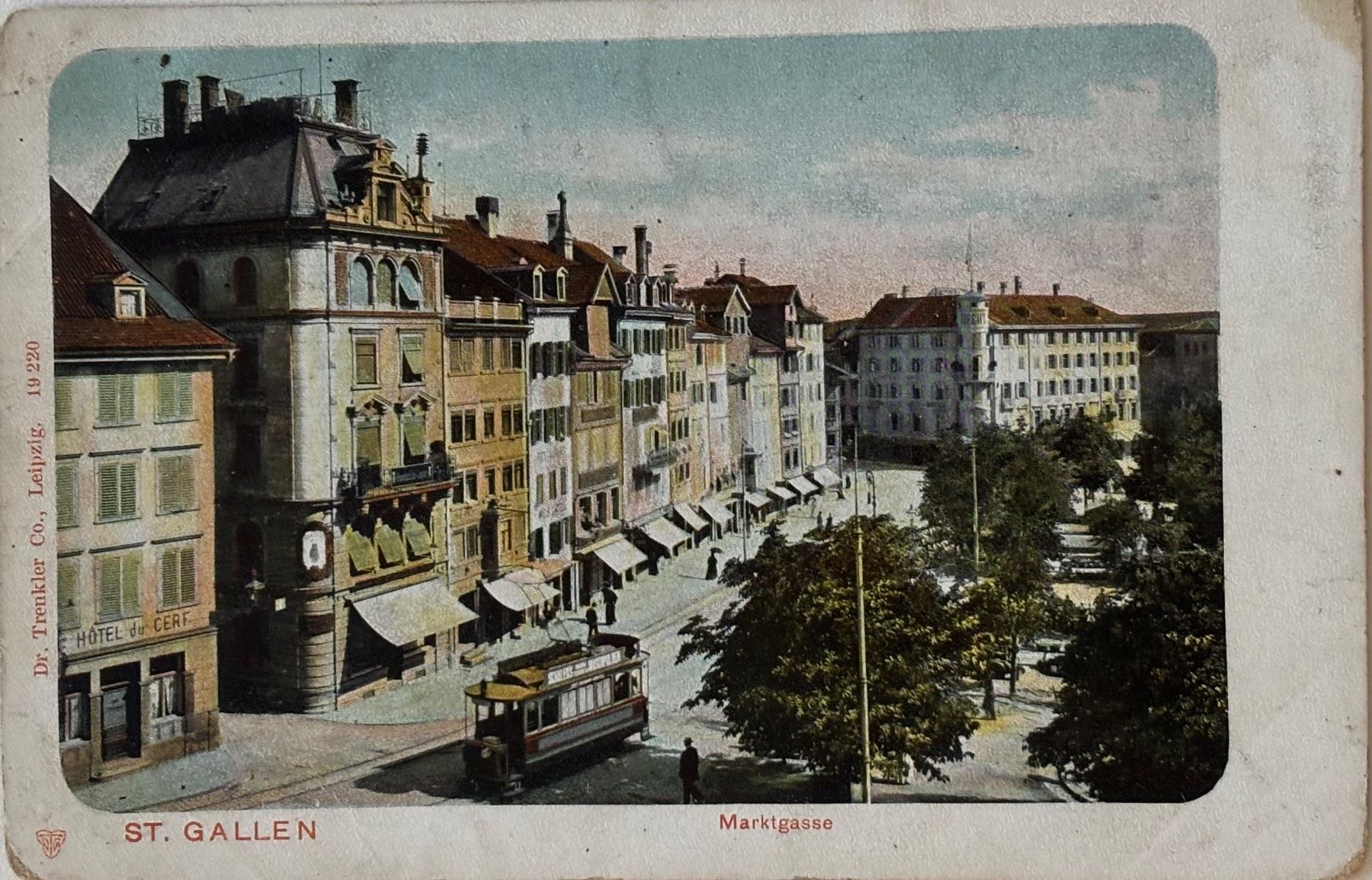 Ansichtskarten: St. Gallen, Marktgasse – Gebraucht aus Frauenfeld von Merk52