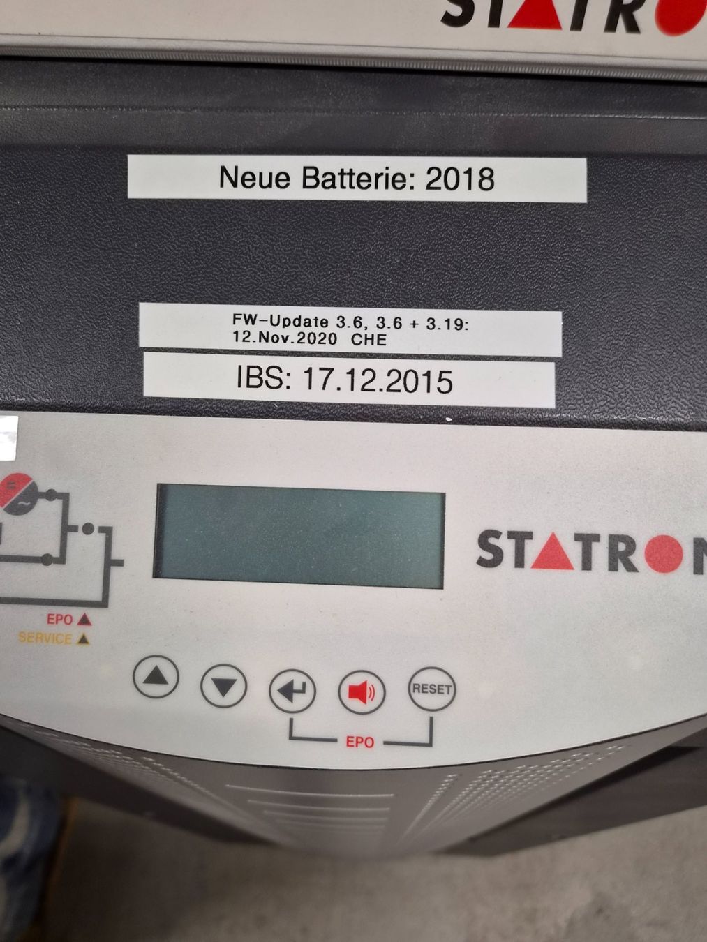 Generatori di corrente: USV Notstrom Anlage 10kVA – Usato da Zuzwil BE venduto da Hegeshalom 1