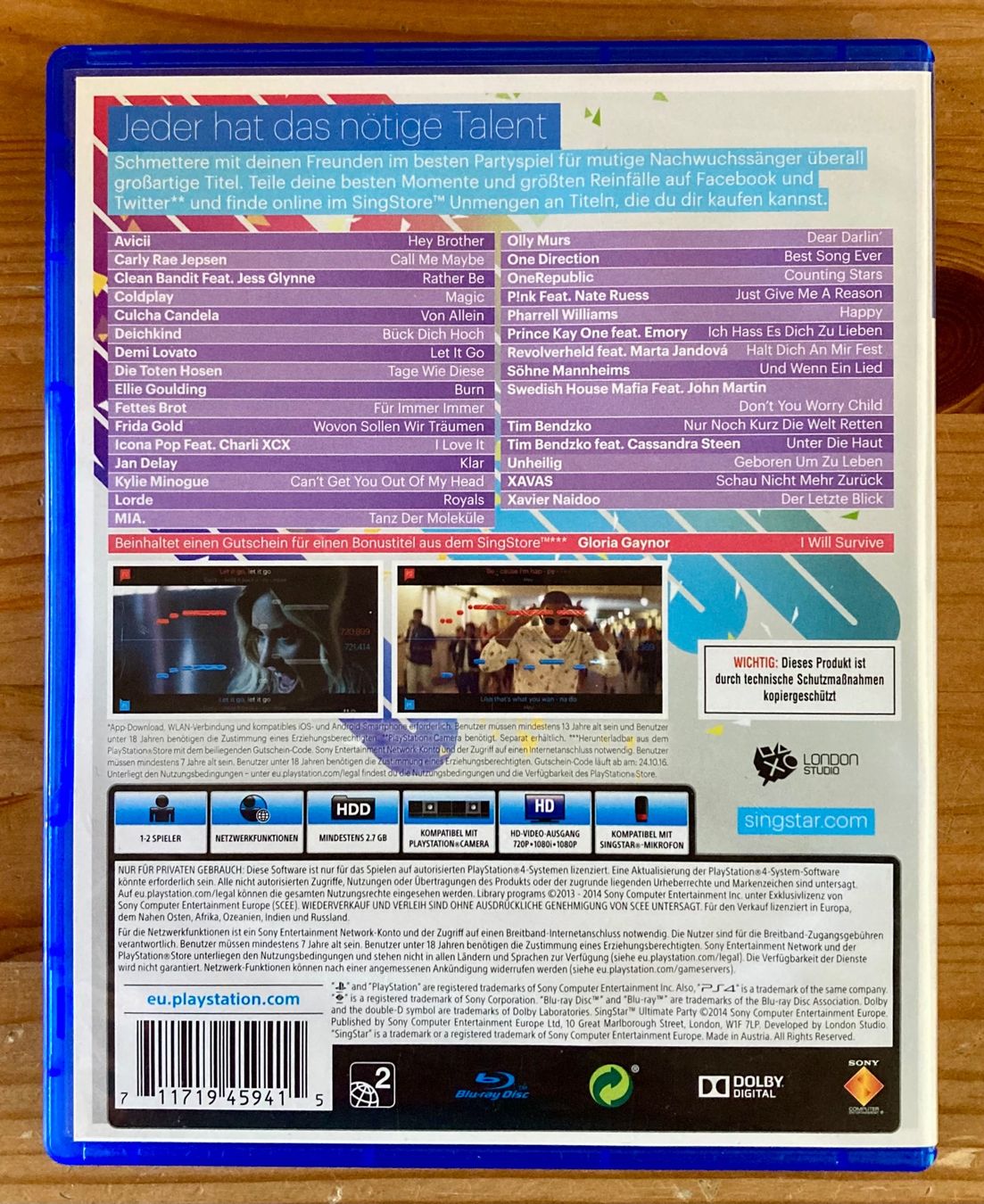 Sony Giochi: SingStar Ultimate Party - PS4 – Usato da Zürich venduto da Djmotionch 3