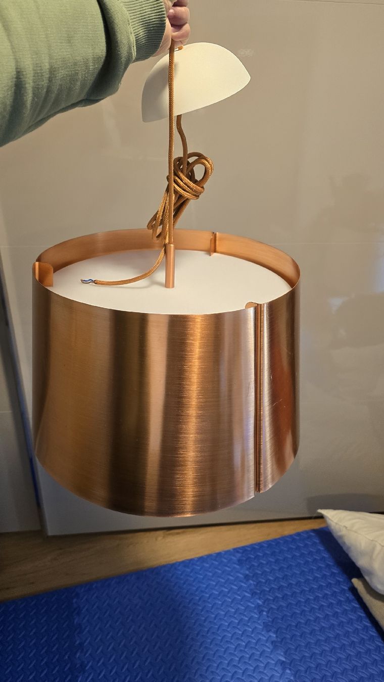 Lampadari & plafoniere: Jonas Lindvall, a model 'W 124 Large' copper ceiling light – Usato da Cham venduto da Uhhee13 1