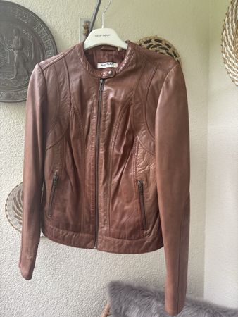 Giacca in pelle NAF NAF, taglia 38, come nuova!