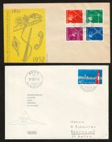 1952/1953 : 2 FDC mit Nr. 309 - 312 + 313