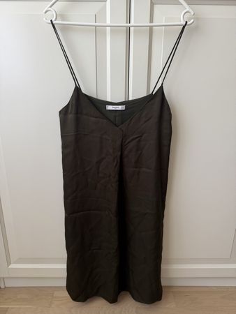 Mango Kleid dunkelgrün Gr. S guter Zustand