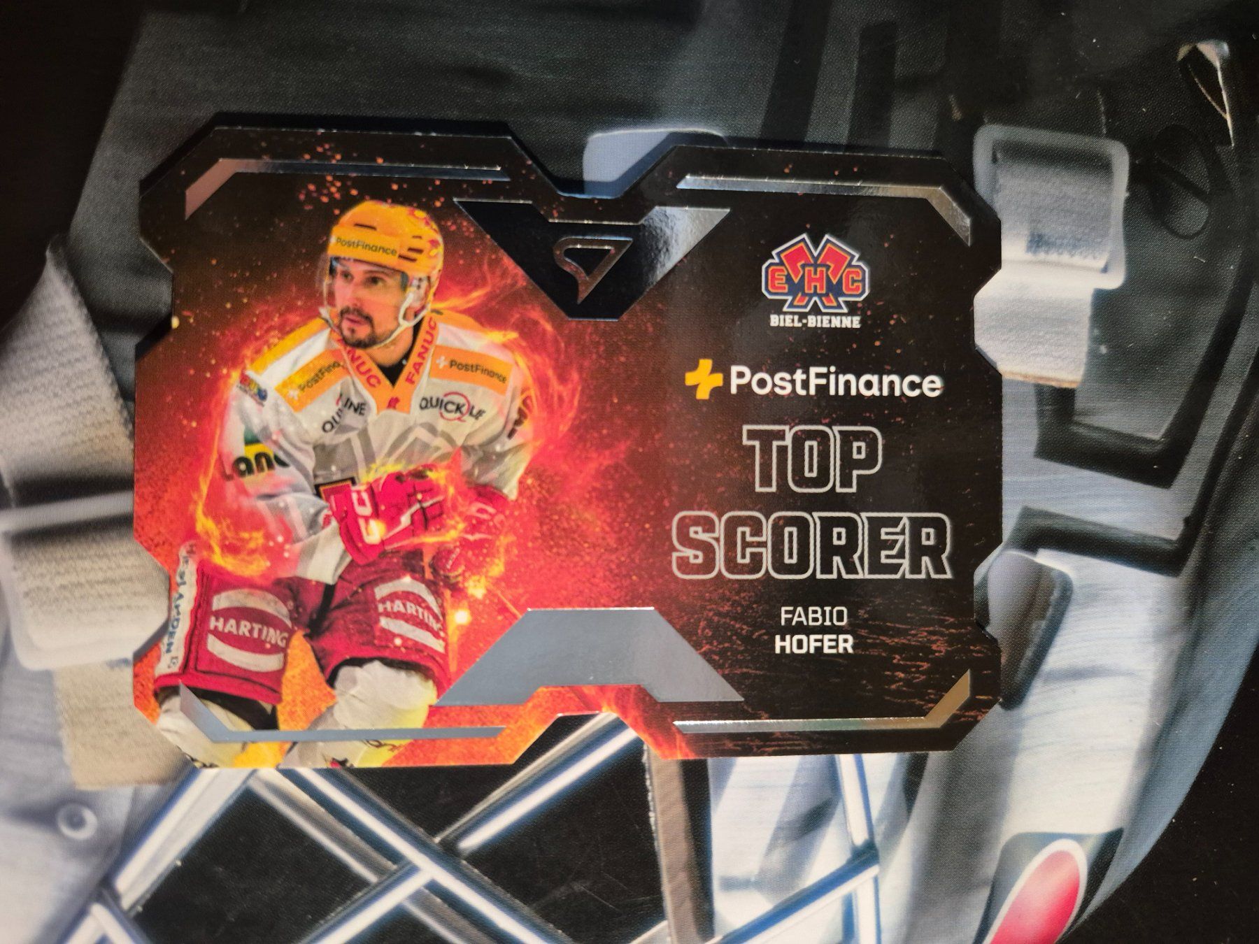 Sportzoo Carte collezionabili: Fabio Hofer EHC Biel Playoffs 2025/26 – Usato da Treiten venduto da Sauber73