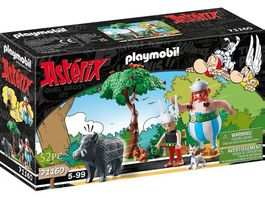 Playmobil - Asterix die Wildschwein Jagd mit Kipbaum 71116