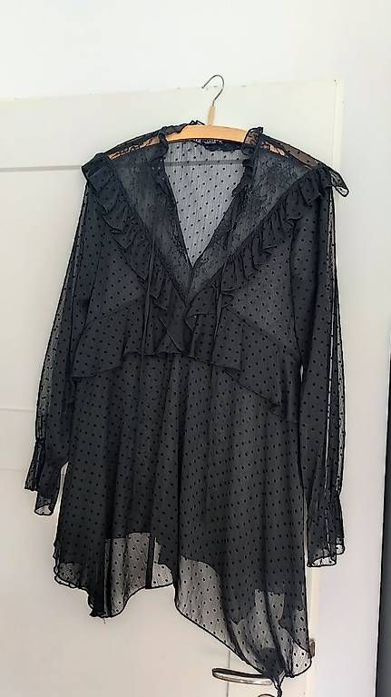 Chemisiers: Schwarze, transparente Bluse – D'occasion à Zürich par aba_6b6j