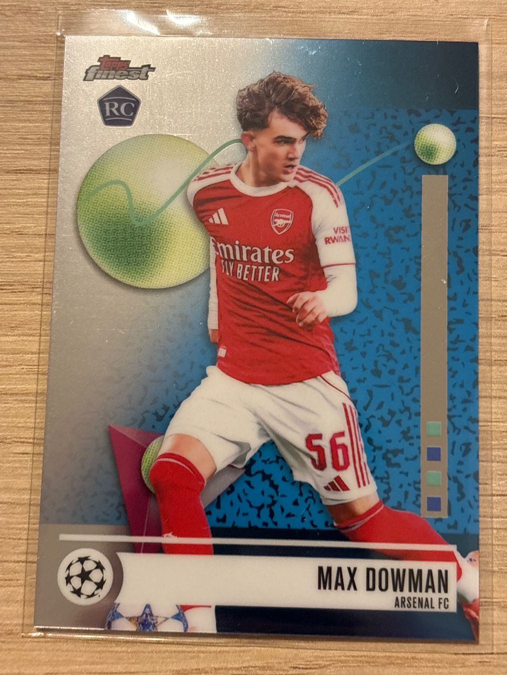 Topps Sammelbilder & Trading cards: Topps Finest UCC 2025/26 Max Dowman Base RC – Neu (gemäss Beschreibung) aus Zürich von BVBWINNER