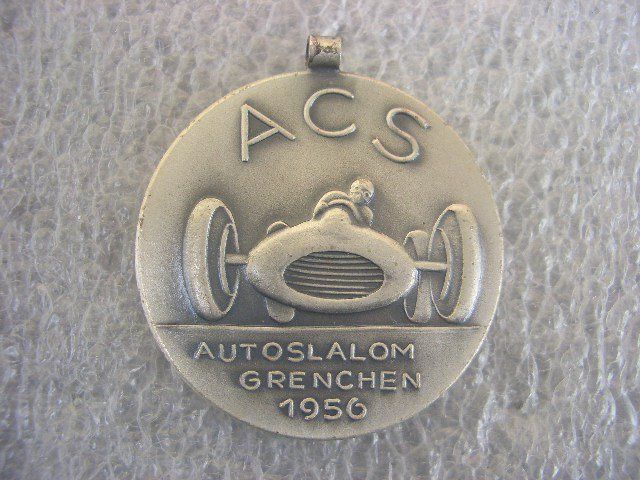 Placchette & Badge: ACS AUTOSLALOM GRENCHEN 1956 – Usato da Thürnen venduto da Chluuri