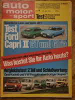 AMS 9/74 Ford Capri R 12 Fiat 128 304 Opel Kadett Passat xa