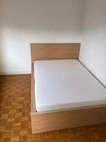 Bett Eichenoptik mit Kopfteil guter Zustand 140x200