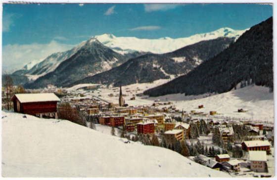 Cartoline postali: Davos – Usato da Binningen venduto da Mountainrider