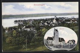 AK Ermatingen, Ortsansicht, Kirche