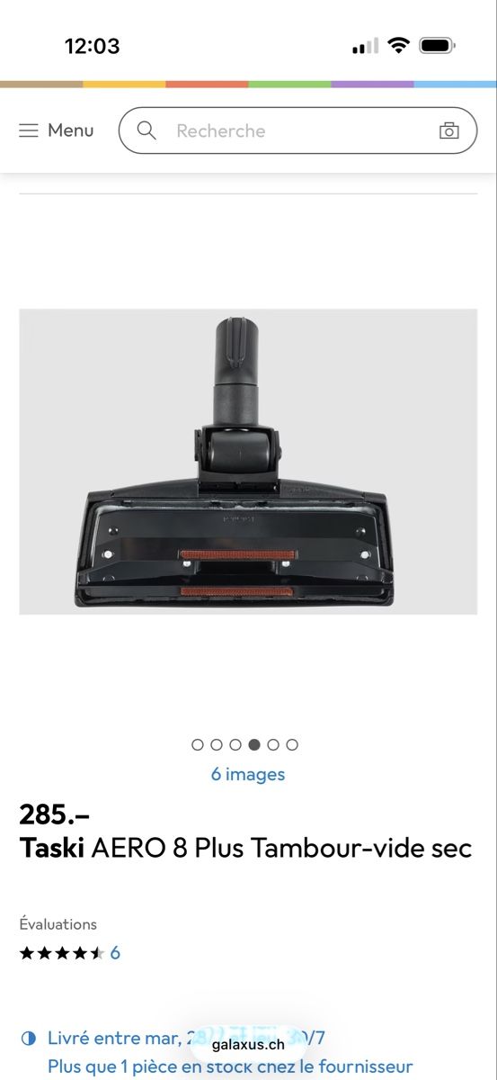 Aspirapolveri & Accessori: Aspirateur Taski AERO 8 Plus – Usato da Lausanne venduto da CamCam11 1