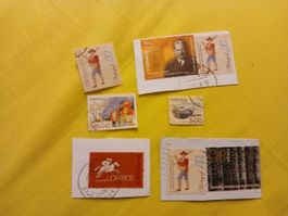 Timbres Portugal divers, 6 pièces, bon état