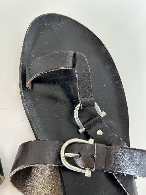 Navyboot Scarpe da uomo: Navyboot Sandalen Leder Schwarz – Usato da Winterthur venduto da TheArtAffair 3