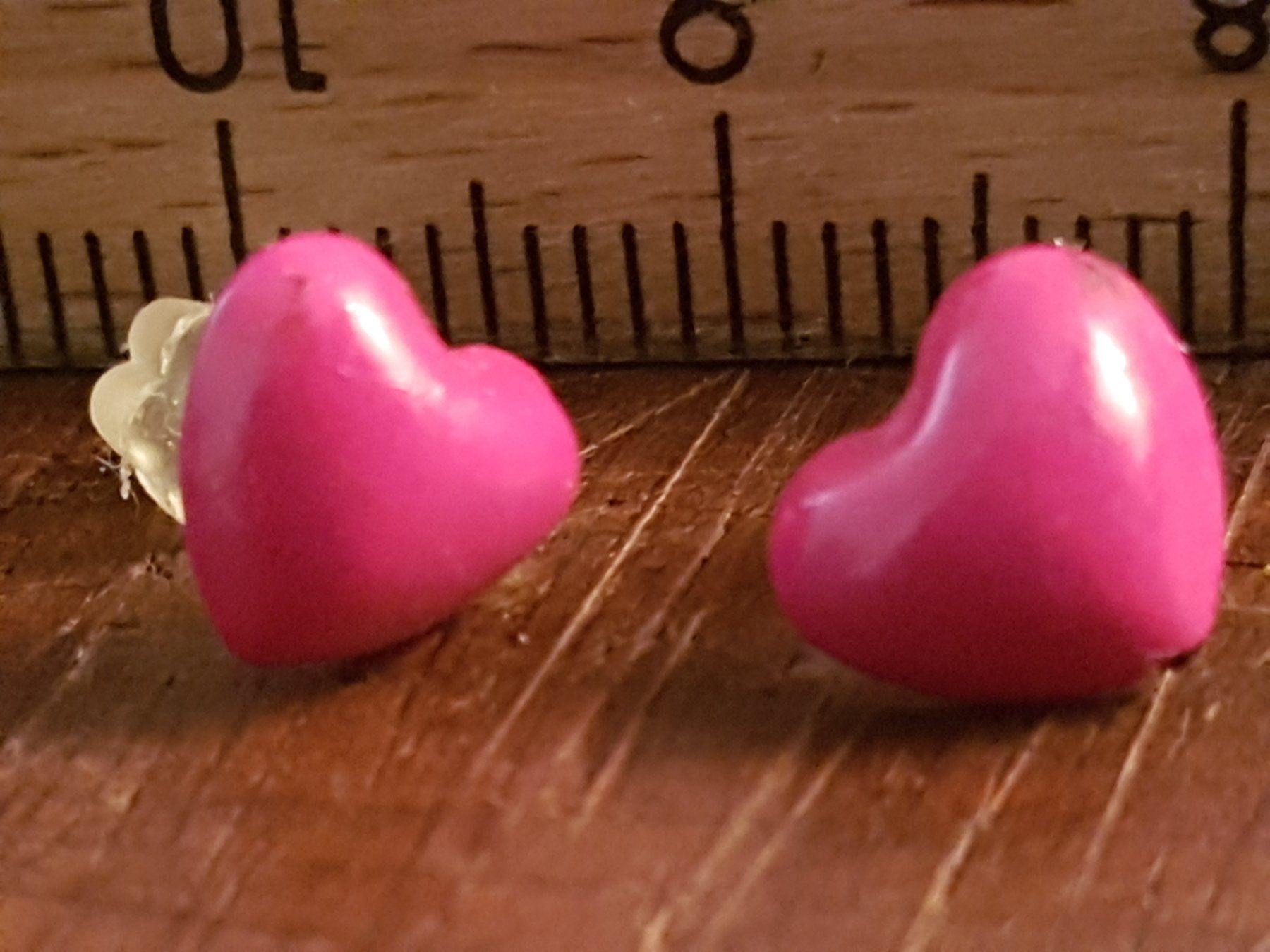 Ohrringe & -stecker: Ohrstecker Hasen und Herzen pink – Gebraucht aus Ettingen von Maranathatalitha 4