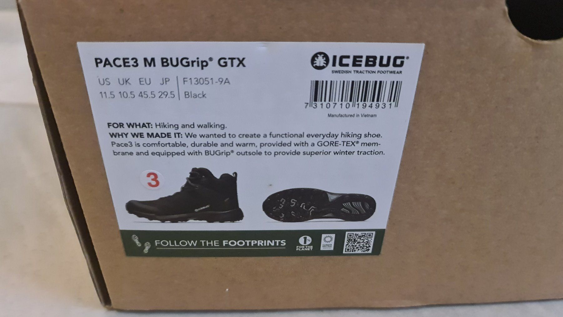 Scarpe da uomo: Icebug BUGrip Winterschuhe mit Spikes – Nuovo (secondo la descrizione) da Ried-Muotathal venduto da Ranax 3