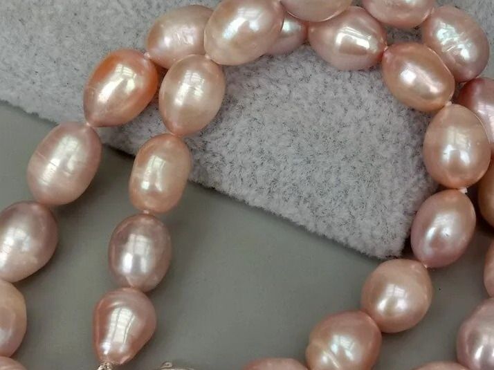 Catenine: Lua Lila Perlen Kette Echt 1.2cm Collier Perle Halskette – Nuovo (secondo la descrizione) da Prilly venduto da ilyria73 4