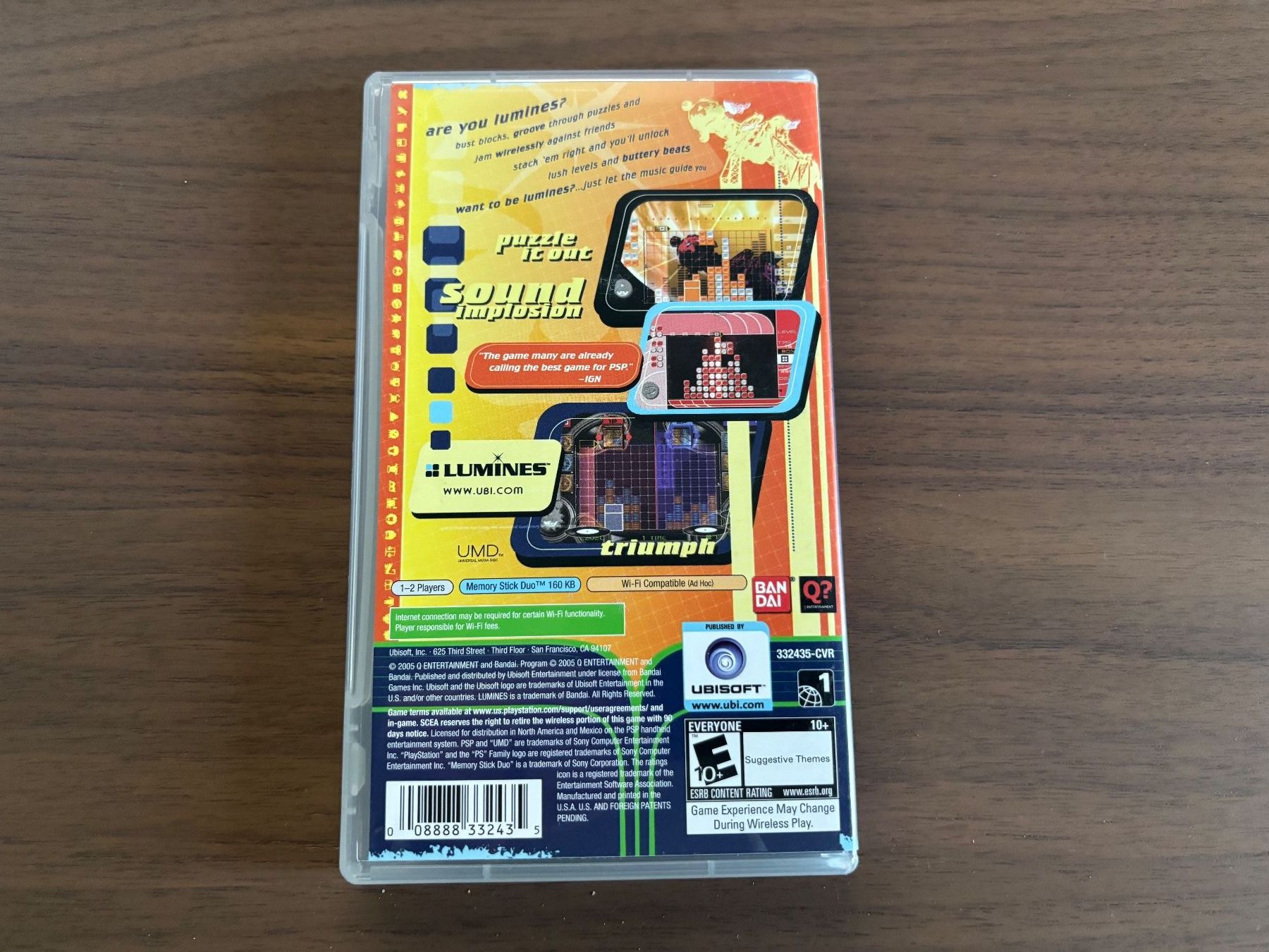 Sony Giochi: Lumines [PSP] – Usato da Killwangen venduto da Ryusens 1