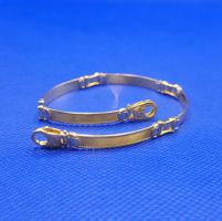 18 Karat 750 Massiv Gold Armband