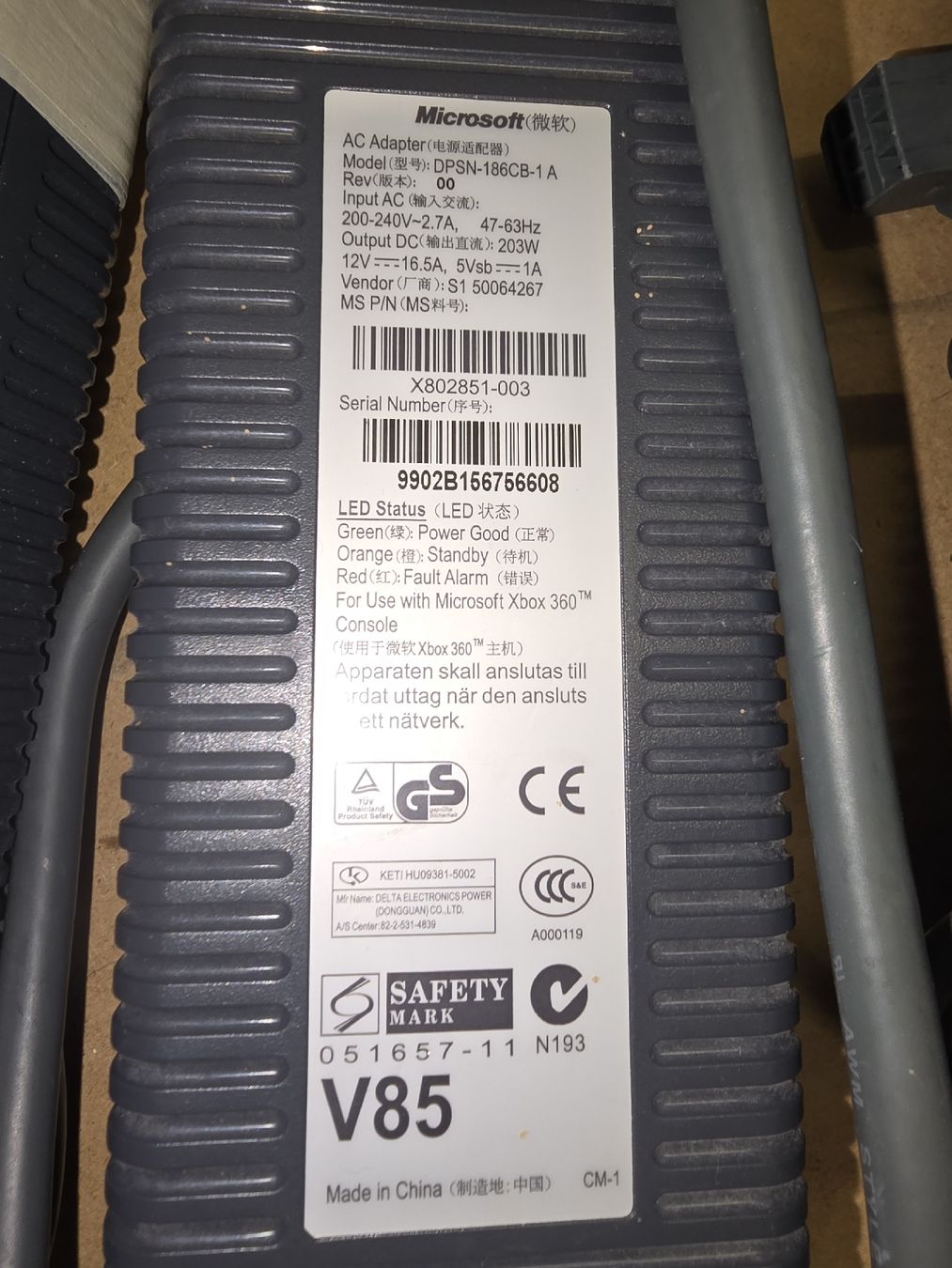 Microsoft Adattatori & Cavi: Xbox netzteile – Usato da Lenzburg venduto da cameleoncolor 1