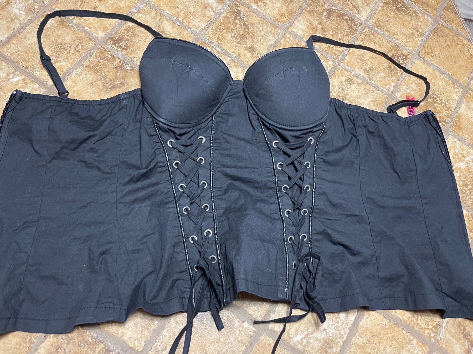 Tops: Top -Corsetto con lacci Di cottone-tgM-feste👌vacanze – Neuf (Voir description) à Gordevio par LanaZimm 3