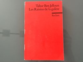 Livre francais - Tahar Ben Jelloun Les Raisins de la galère