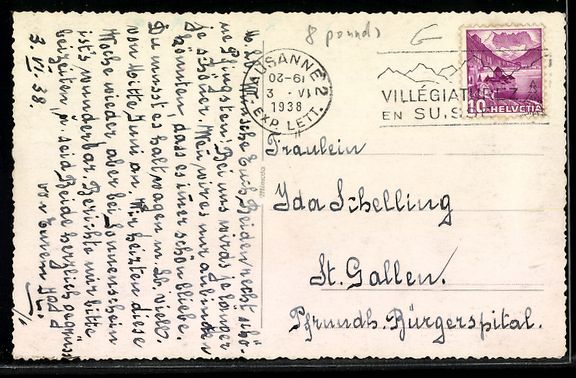 Cartes postales: AK Lausanne, Institution de Bethanie – D'occasion à Berlin par bartko-reher 1