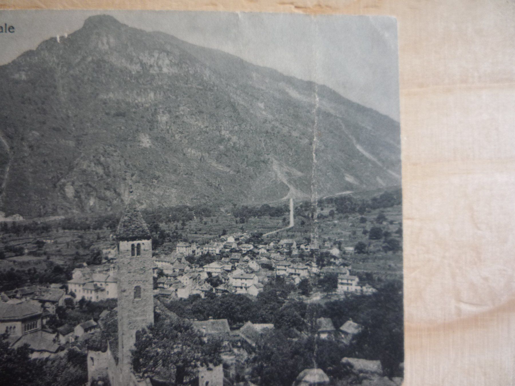 Cartoline postali: Biasca - Vedutta generale, Feldpost – Usato da Rieden SG venduto da Brockehuesli 1