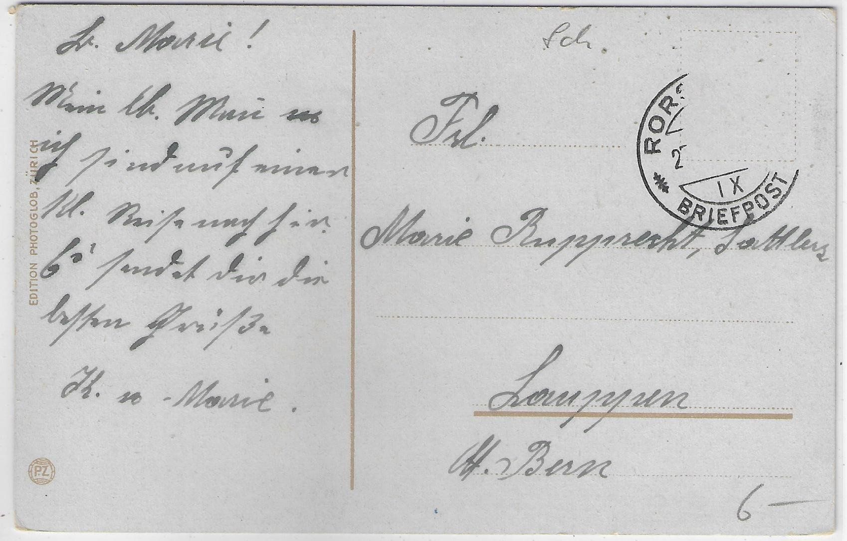 Cartoline postali: Rorschach mit St. Annaschloss - Litho – Usato da Ettingen venduto da Kartenplanet 1