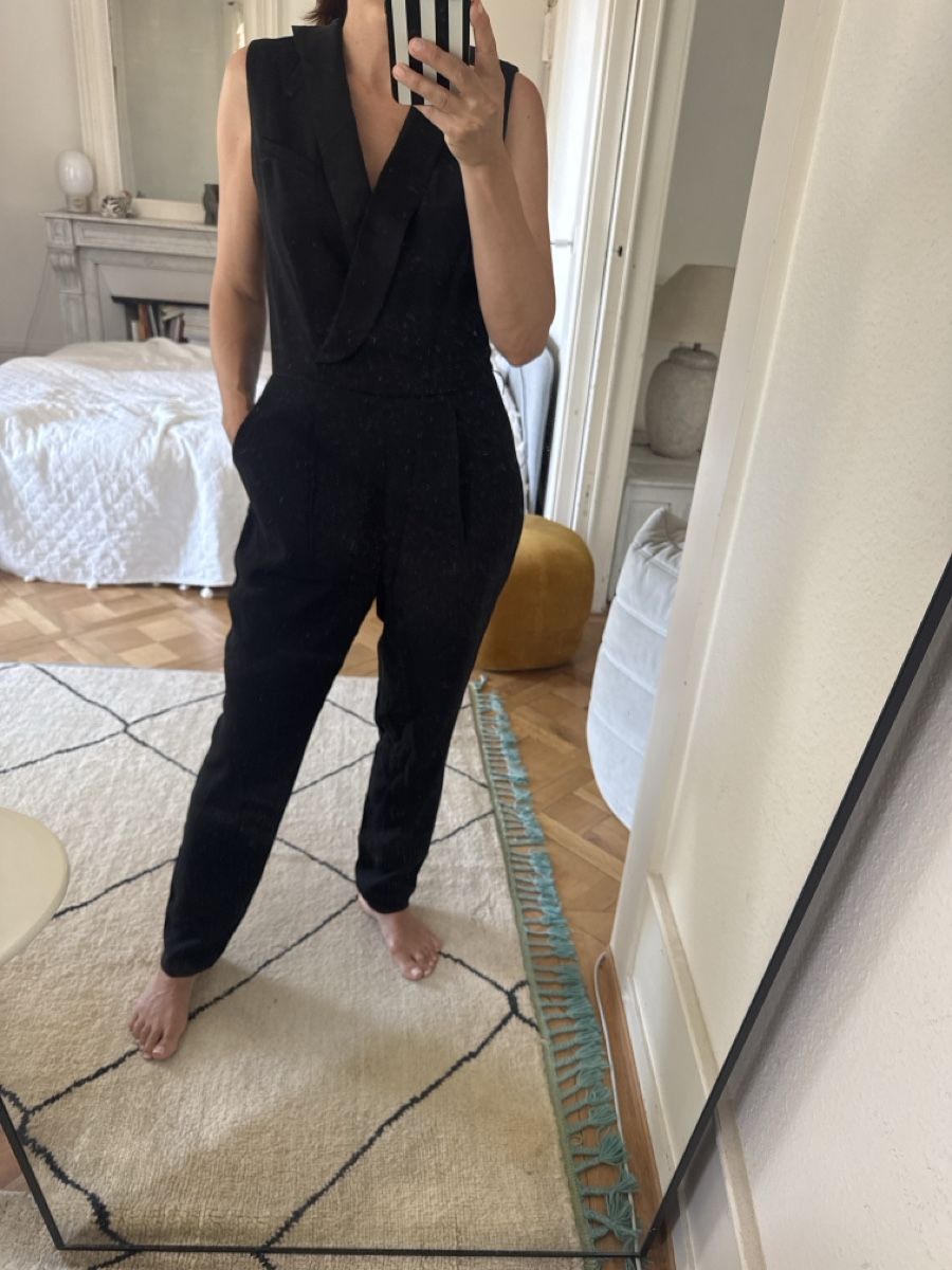 Hugo Boss Tute: Combinaison HUGO BOSS noire, taille 40 CH – Usato da Genève venduto da Cicin