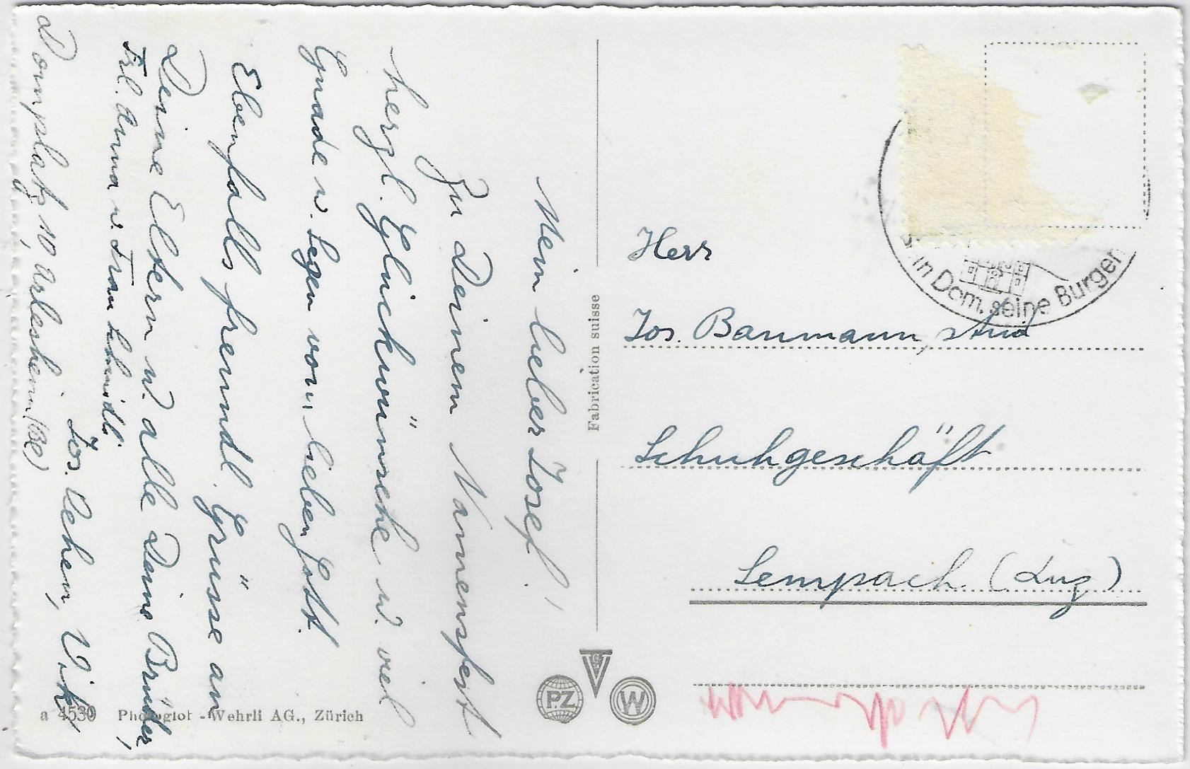 Dipinti: Schloss Birseck-Ermitage-Arlesheim – Antico da Ettingen venduto da Kartenplanet 1