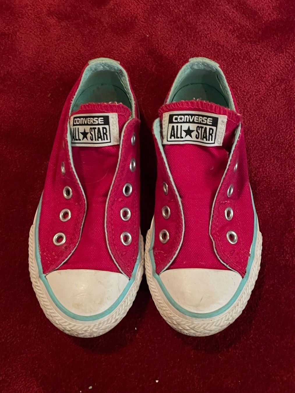 Converse Scarpe per ragazzi: Converse, Turnchuhe, rot, Gr 28 – Usato da Zürich venduto da Capetown14