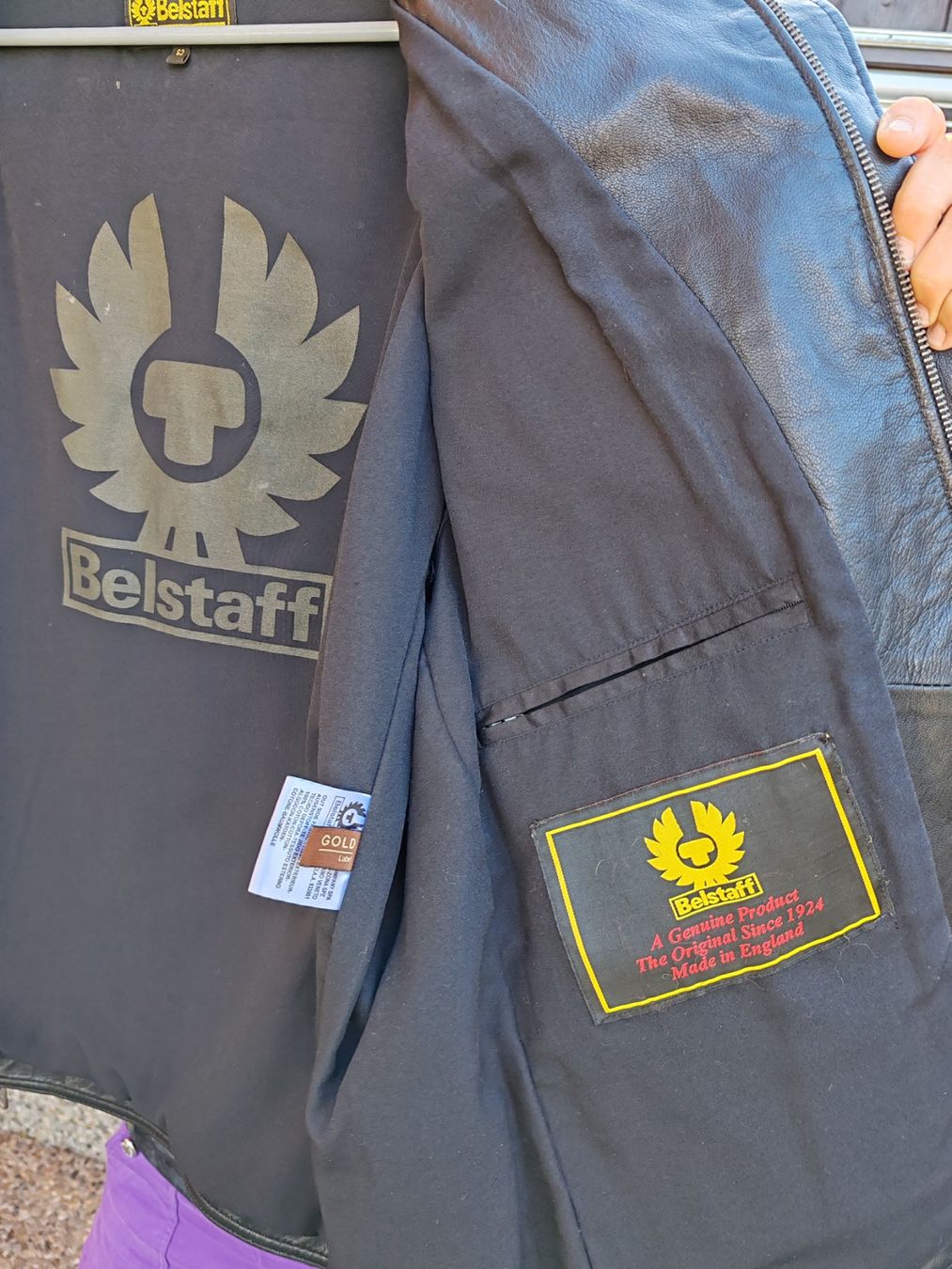 Giacche: Wunderschöne fake Belstaff Lederjacke Grösse 62 – Usato da Abtwil SG venduto da IndianaJon 2