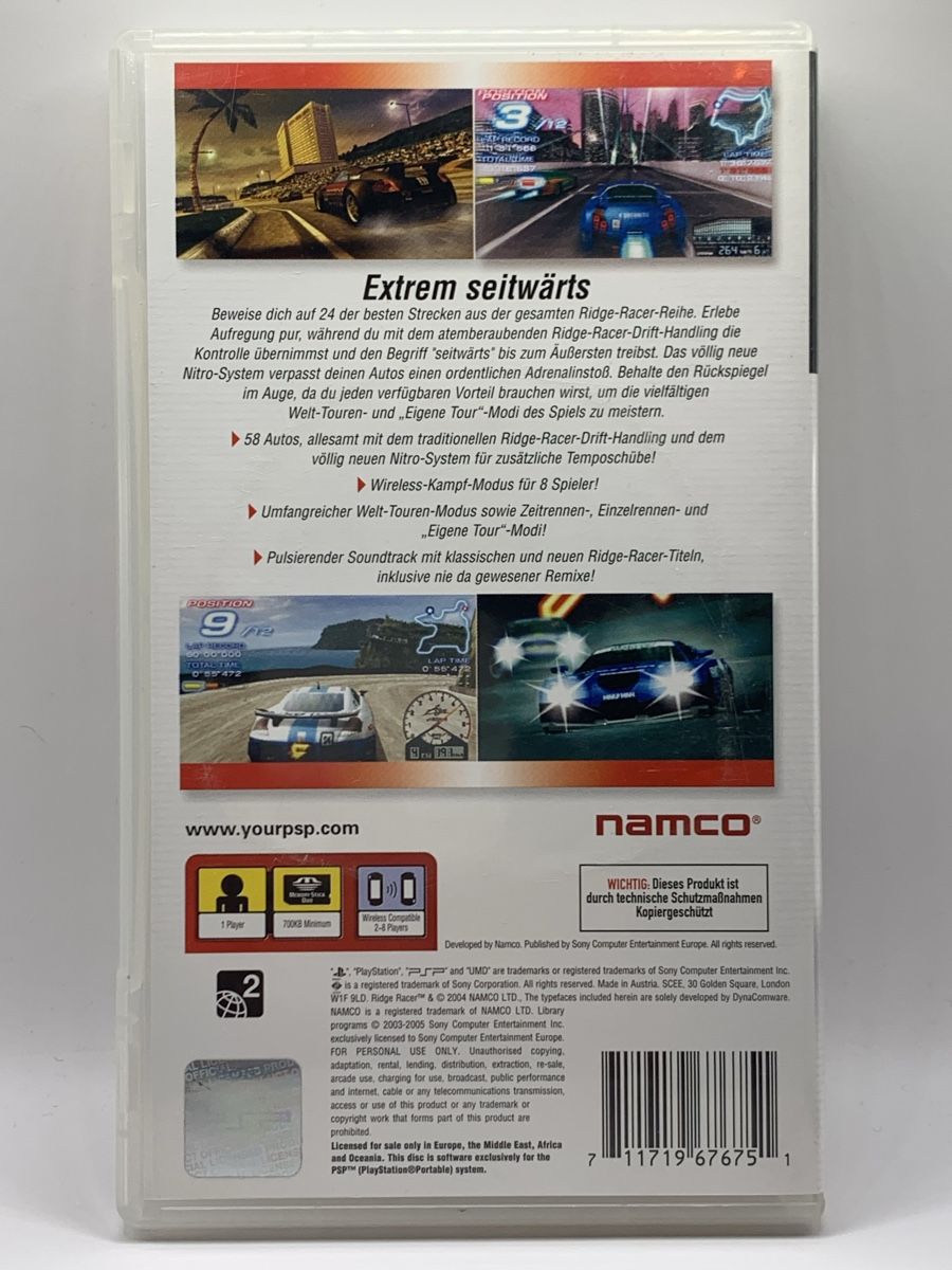 Sony Giochi: Ridge Racer - PSP – Usato da Ostermundigen venduto da RG-Collector 1