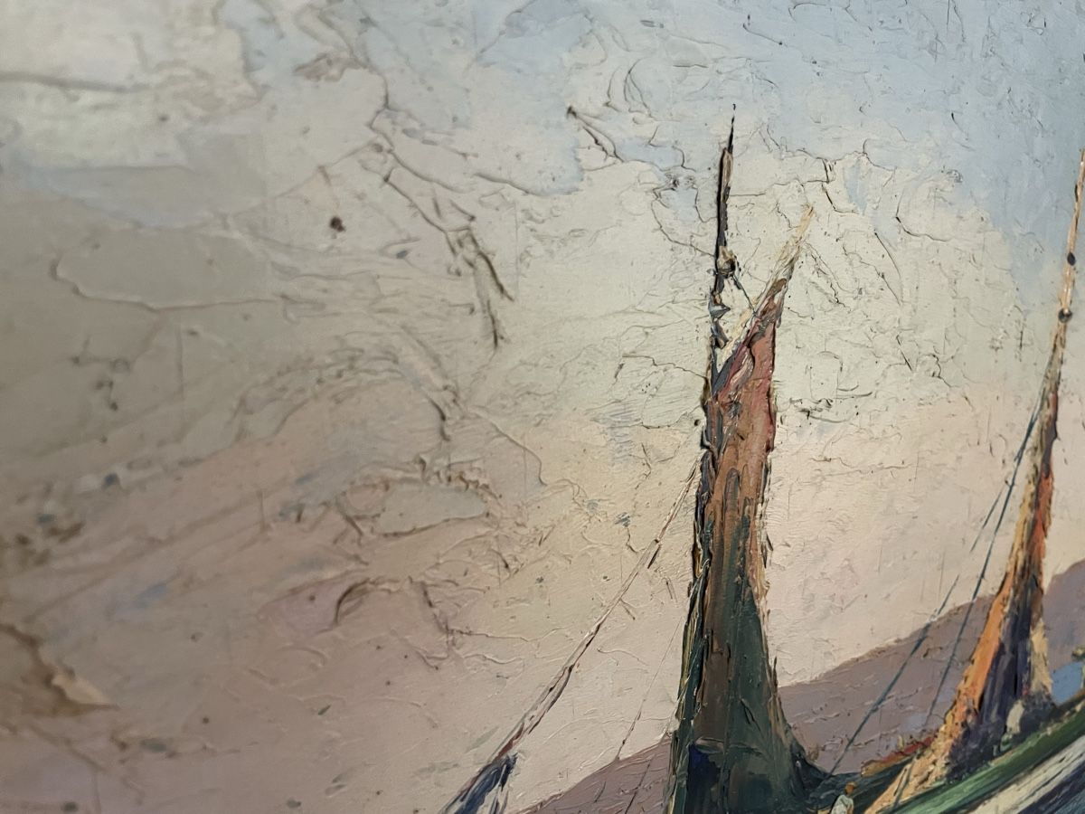 Tableaux: Huile au couteau sur contreplaqué 1940 Louis Bissinger – D'occasion à Lamboing par christopheO 5