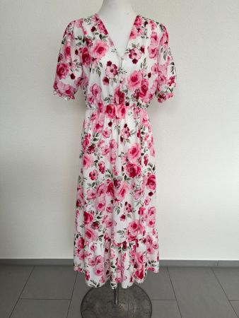 Angenehmes Kleid, Viskose 45%, NEU, Gr. S-M, NP 109.-