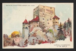 Carte Postale Peter & Kohler : CHÃTEAU D'ANGENSTEIN (1910s)