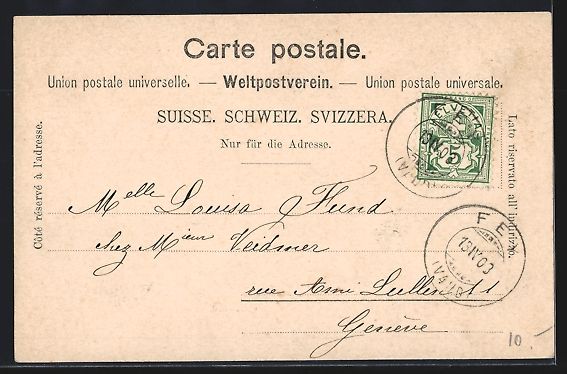 Cartes postales: Montreux, Chateau de Chatelard, Fêtes d – D'occasion à Berlin par bartko-reher 1