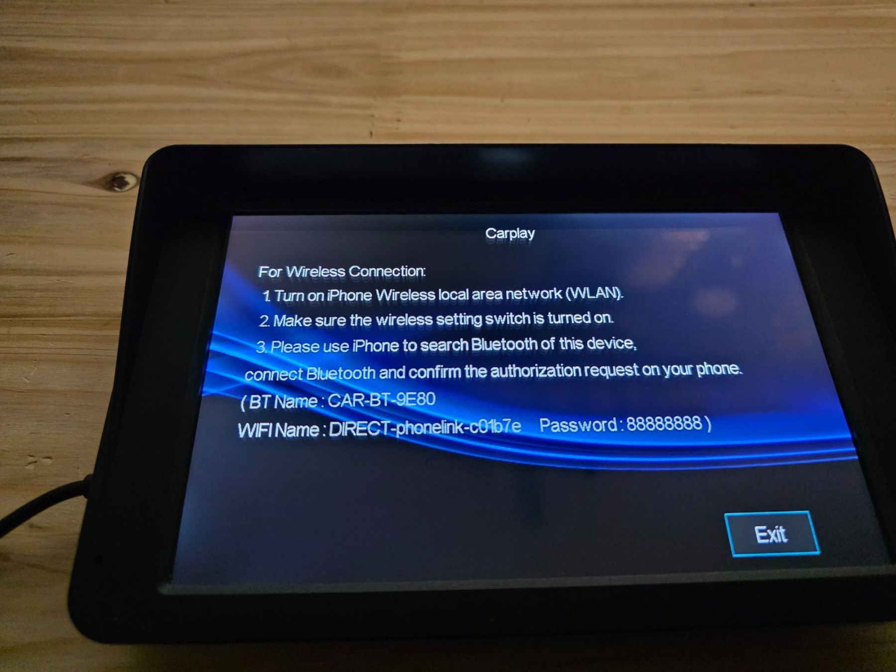 Lettore multimediale & Streamer: Drahtloses Auto Display 7'' – Usato da Balsthal venduto da mtwd 7