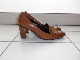 LARIO Lederpumps braun Gr.39.5