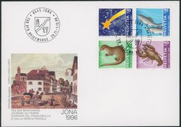 1996 - Tag der Briefmarke - Jona - Brief - Pro Juventute