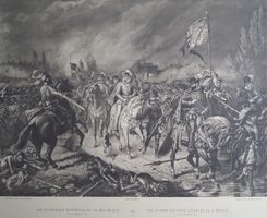 Schulwandbild „Schweizer retten Karl IX. bei Meaux 1567“  Ja