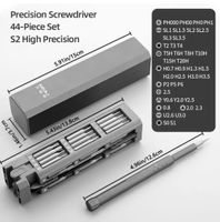 44-tlg. Präzisions Schraubendreher Set S2 Bitsatz NEU OVP