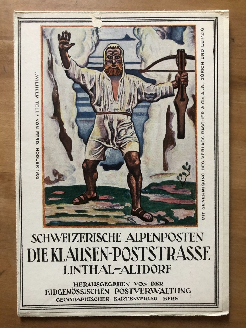 Landkarten & Atlanten: Schweizerische Alpenposten: Klausen-Poststrasse – Gebraucht aus Zürich von allp